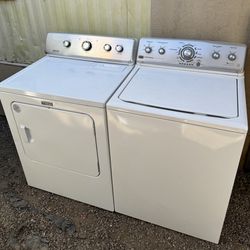 WASHER AND DRYER SET MCT MAYTAG CENTENNIAL COMMERCIAL TECHNOLOGY EXTRA CAPACITY