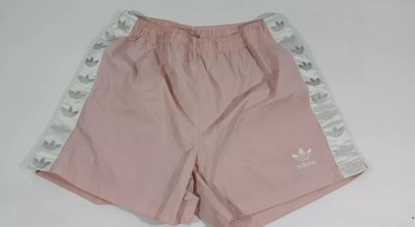 Adidas women shorts Medium plus PINK logo.