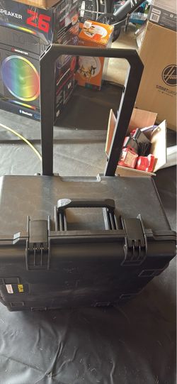 Weatherproof case tools camera or guns. Foam for protection
