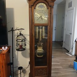 Vintage Seth Thomas Grandfather Clock