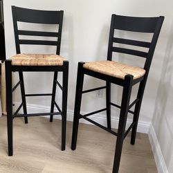 Pottery Barn Bar Stools - Set of Two