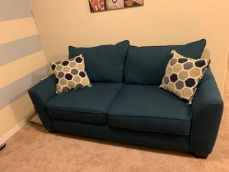 Sandia heights deals blue sofa