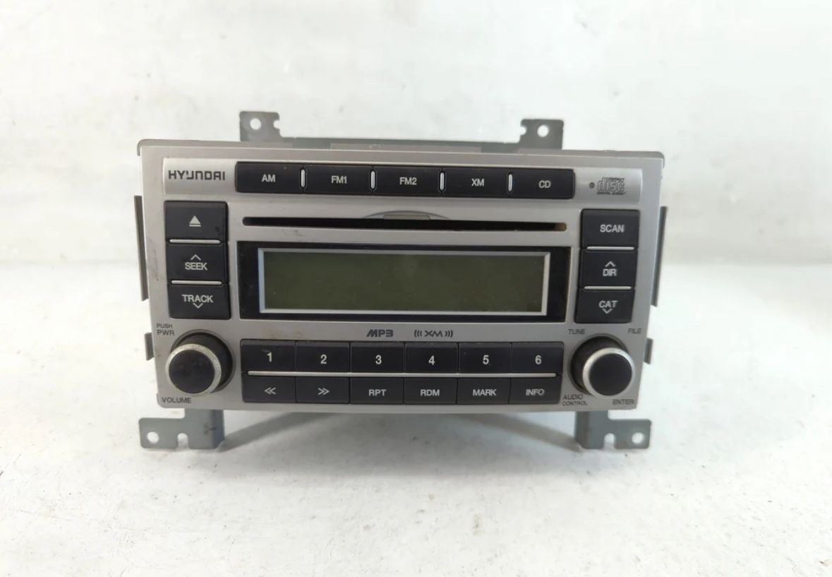 2007-2009 HYUNDAI SANTA FE RADIO AM FM CD PLAYER RECEIVER REPLACEMENT P/N:(contact info removed)4