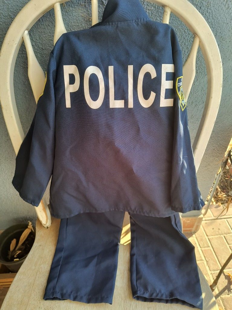 Kids Police Costume - Ages 2-5