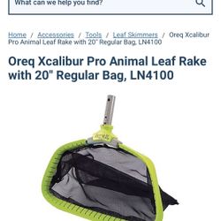 Pool - Animal Pro Standard Mesh Leaf Rake