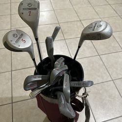 Northwestern Golf Clubs AND Bag