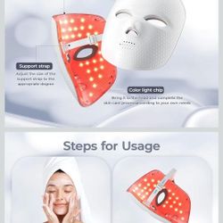 Red Light Therapy Beauty Mask 1 Piece $99