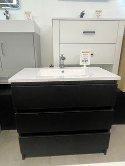 New 36” Bathroom Vanity - Pepper Collection