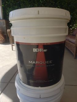 New 5 gallon exterior paint