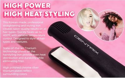 Cricket Centrix Titanium Styling Iron Professional Hair Straightener Flat Iron for Sale in Modesto CA OfferUp