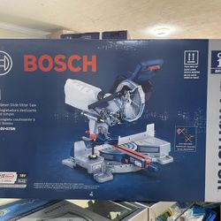 Bosch Battery/Charger & Slide Miter Saw 