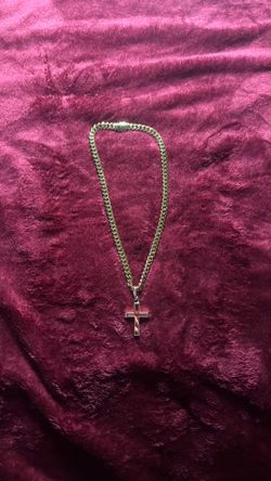 Chain With Cross Pendant