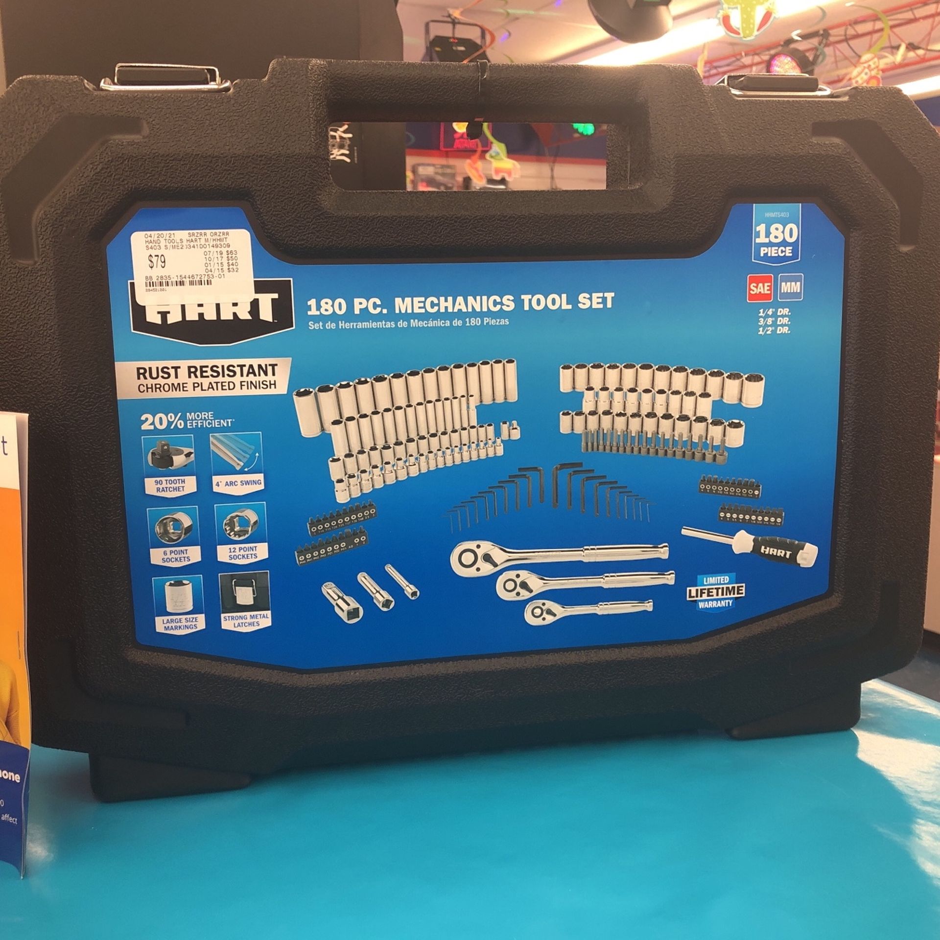 Hart 180 Pcs. Mechanic Tool Set
