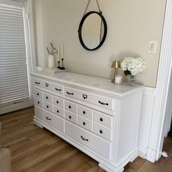 White dresser
