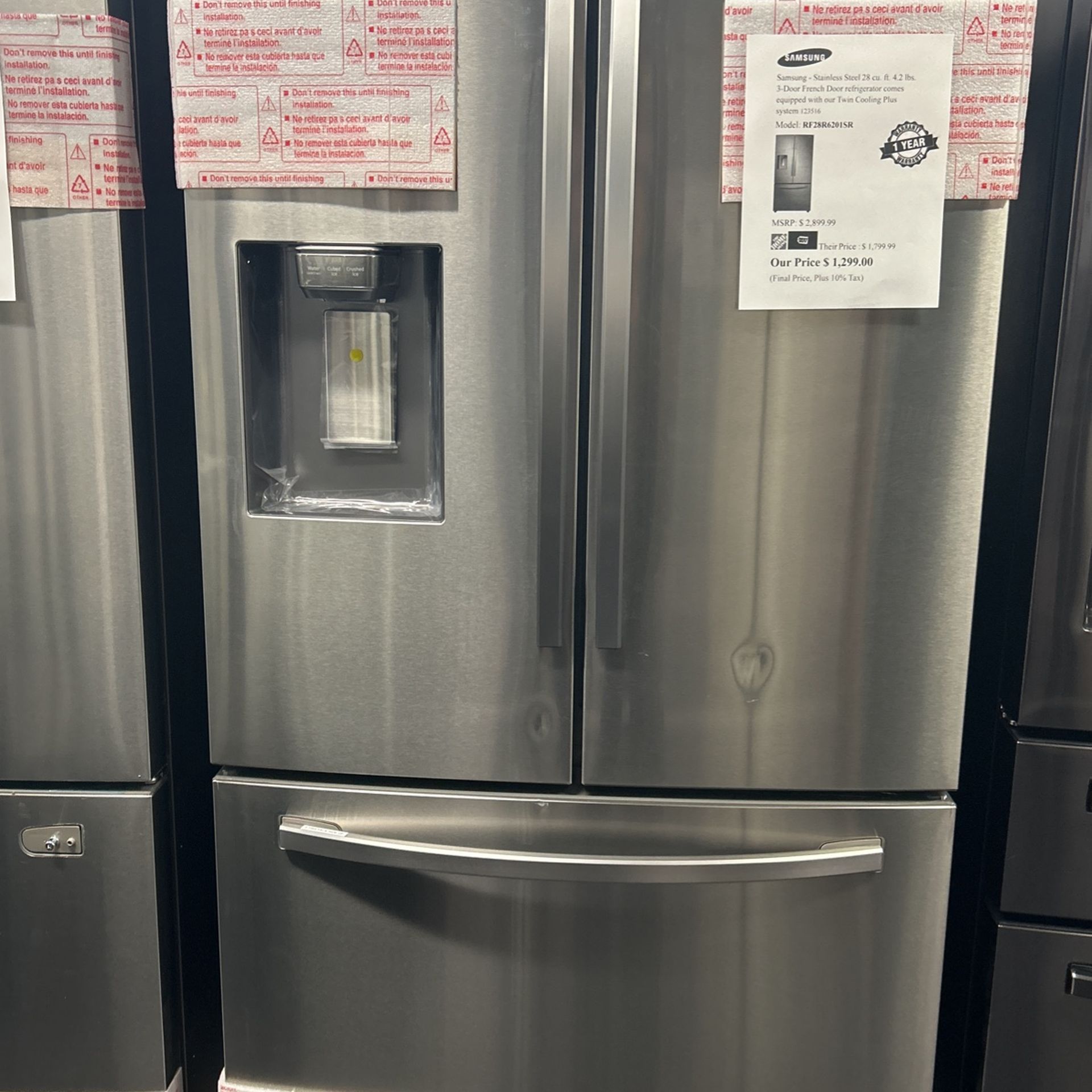 New Samsung 3-Door French Door Refrigerator