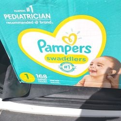 Pampers Swaddlers Size 1 168ct