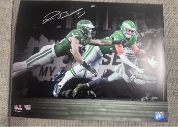 Reed Blankenship Signed Autograph 16x20 Photo -Philadelphia Eagles- Fanatics