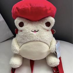 plushy backpack 