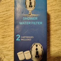 Shower Water Filter W/2 Filters