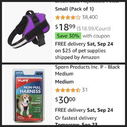 Bolux Harness Size M And Sporn No Pulling Harness 