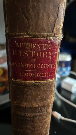 AUTHENTIC HISTORY OF LANCASTER COUNTY