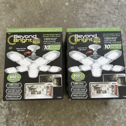 (2) Beyond Bright 7000 Lumen Garage/Work Led Bulbs