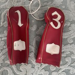 Vintage Golf Club Headcovers (2)