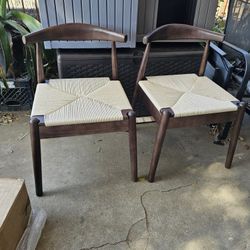 Mid Century Style Dinning Chairs Set Of 2