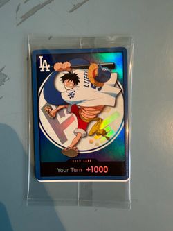 Dodgers Luffy One Piece Don Card