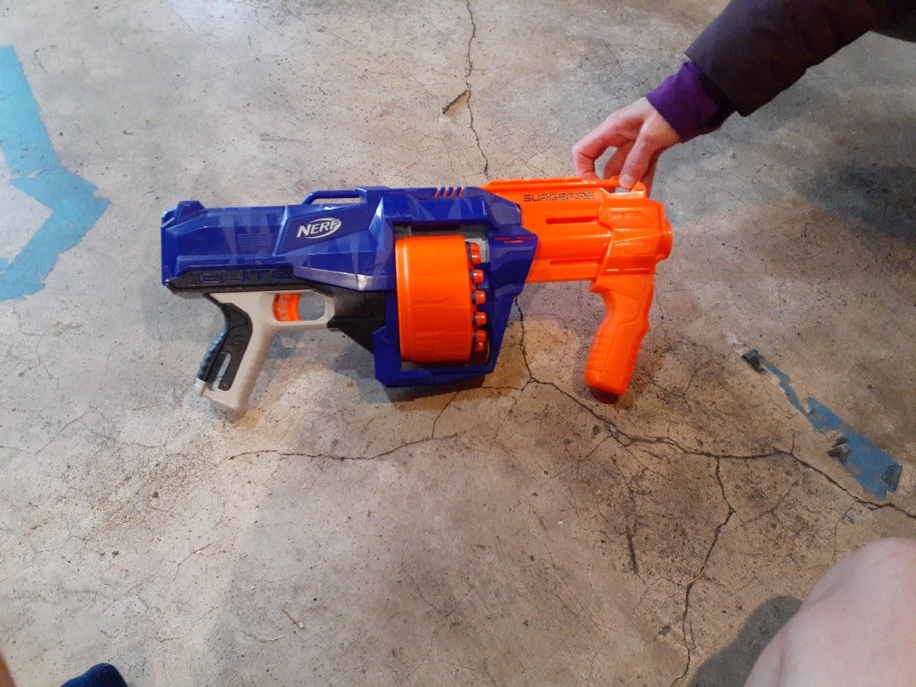 Surge fire Nerf Gun With 15 Bullets