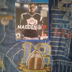PS4 Madden 18 Tom Brady 
