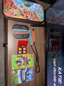 Nintendo Switch Bundle with Games and Accessories