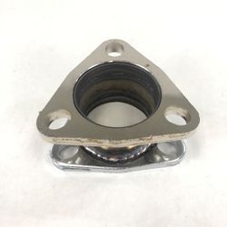 2.25" 3 Bolt Flange Catback Exhaust Muffler Pipe Extension Flange Steel Adapter (FG AD CBE 225)