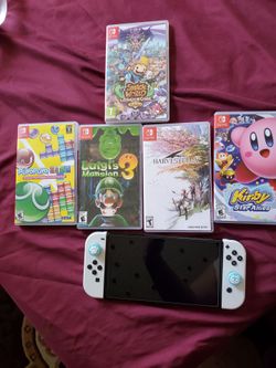 Switch OLED with Games