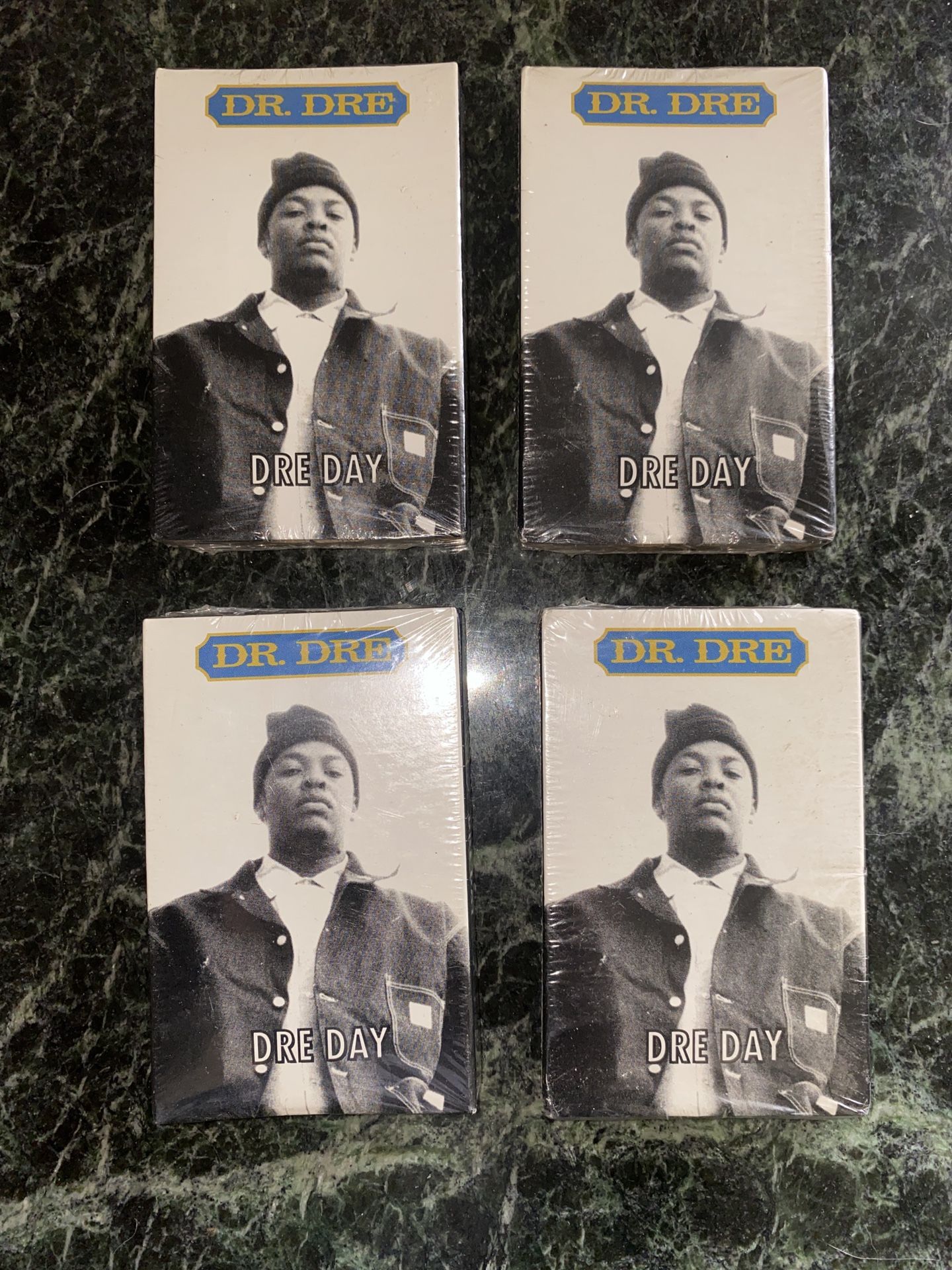 Dr dre dre day cassettes new sealed 1990s version Case is vg+ 4x tapes in total