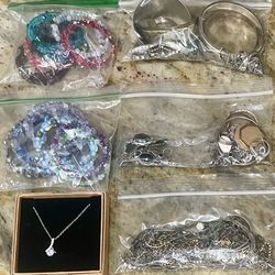 Jewelry Mostly Silver Necklaces Bracelets Earrings