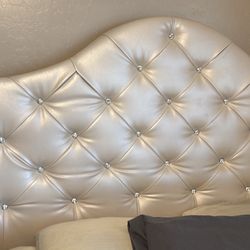 Queen Bed Frame + Box Spring – Excellent Condition 