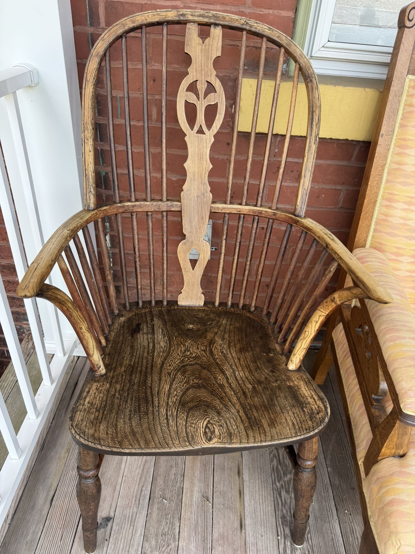 Antique Oak Armchair 