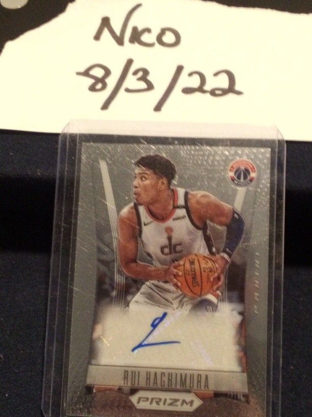 21-22 Panini Prizm Basketball Rui Hachimura Auto