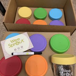 Baby Food Storage Glass Jars
