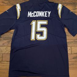 Navy chargers Ladd McConkey Jersey #15 #laddmcconkey