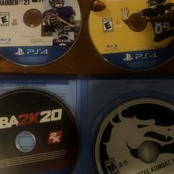 4 Ps4 games