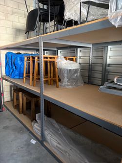 96" x 48" x 72" 3-Shelf Wide-Span Storage Rack Industrial Shelving Unit for Garage or Warehouse