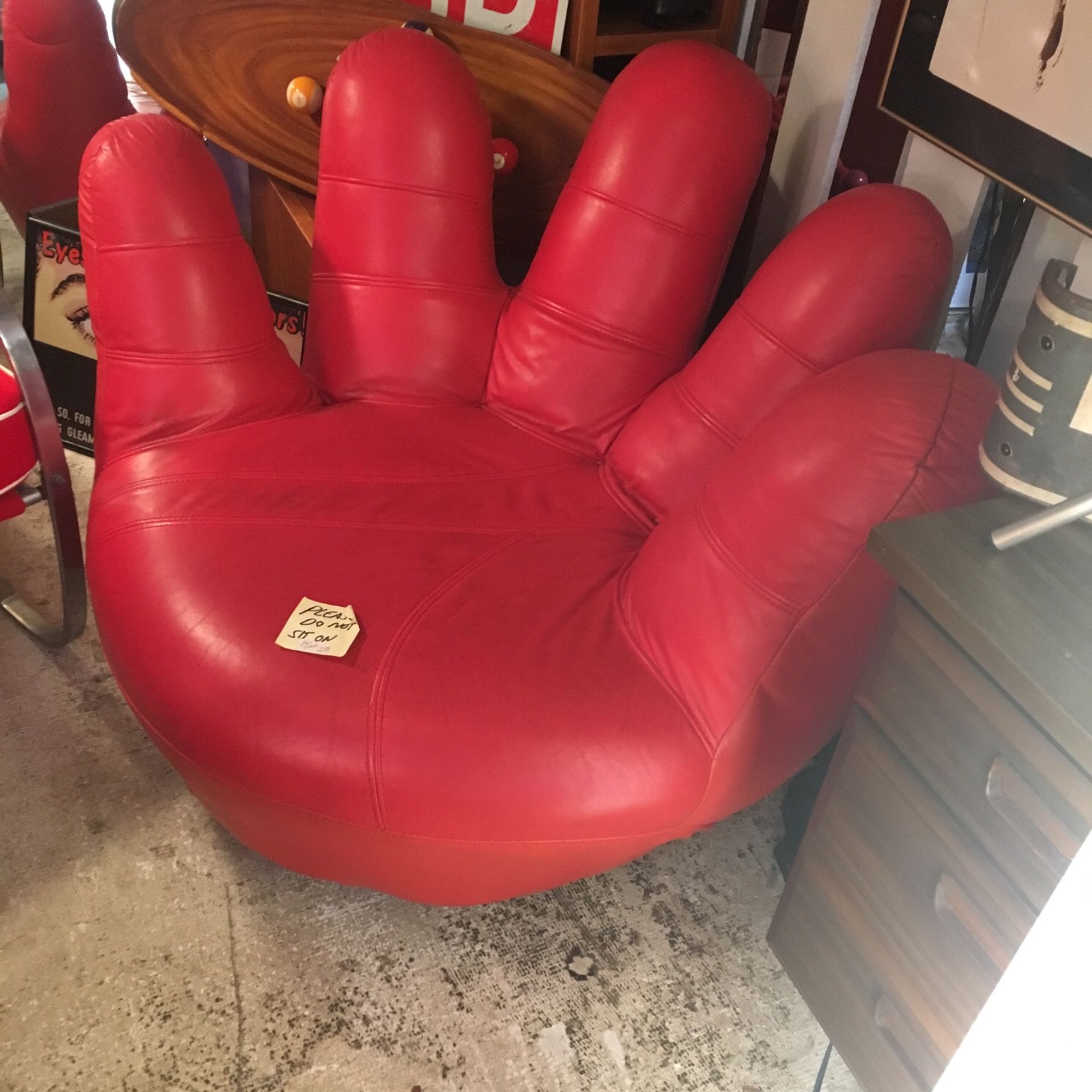 Fab Baseball Glove Swivel Chair