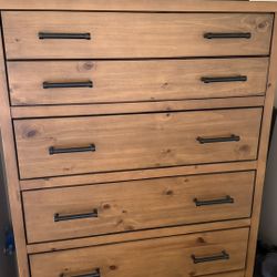 Set of 2 Magnolia Home Scaffold Drawer Chest/Dresser By Joanna Gaines