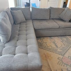 Huge Sectional Couch - Full Size Bed