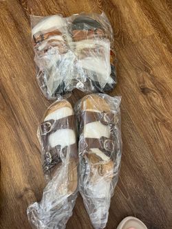 Brand new sandals for sale – never worn, still in original packaging.