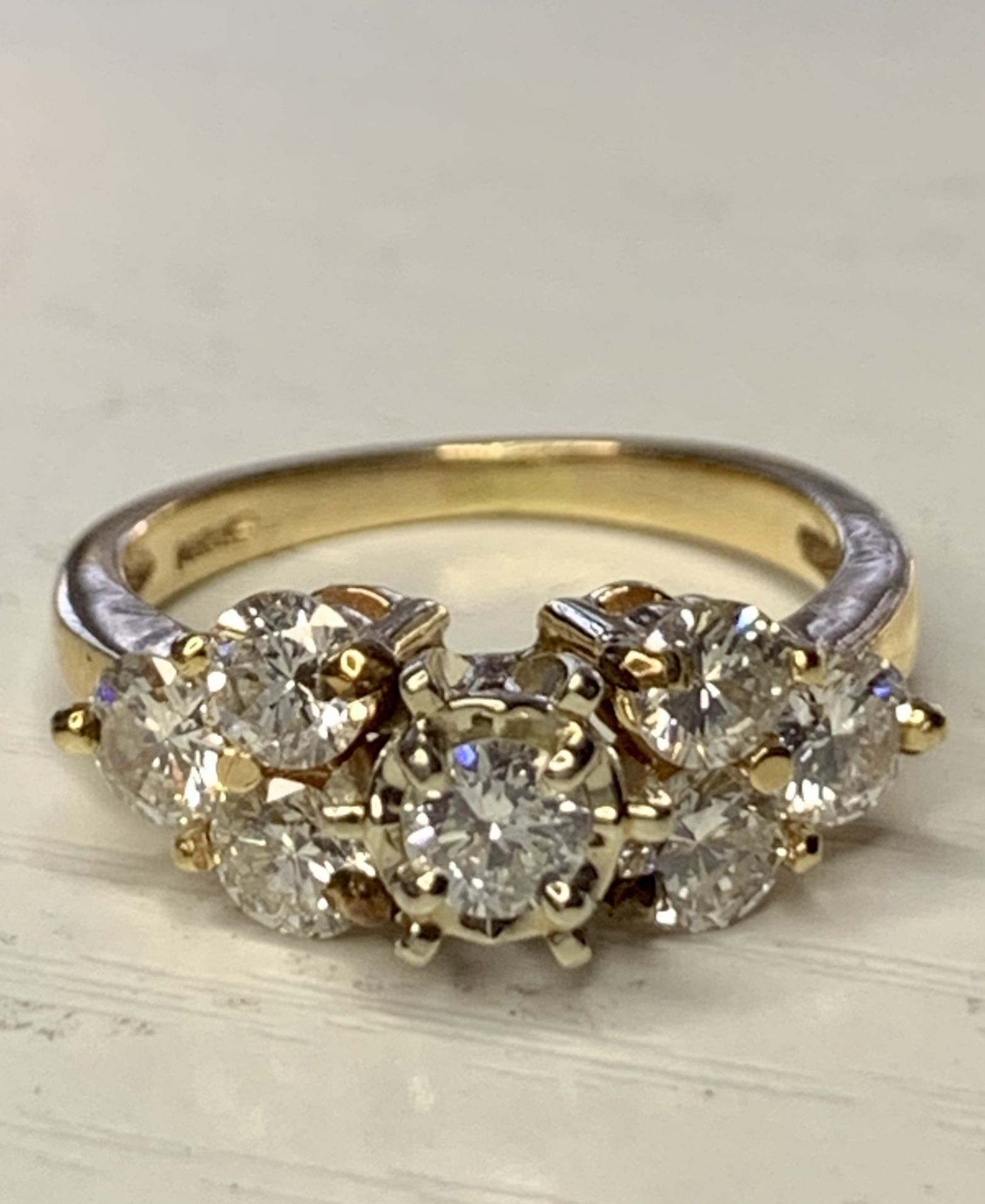 2 Ct Natural Diamond & 14Kt Gold Ring