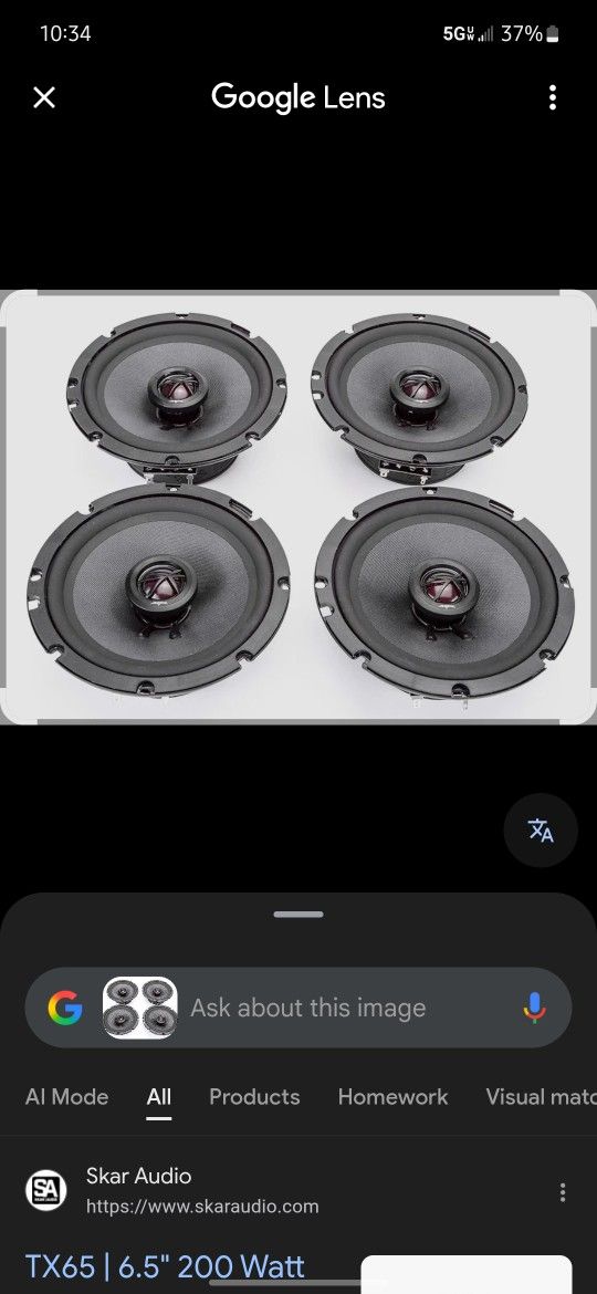 Skar 6.5 Door Speaker W. Tweeter