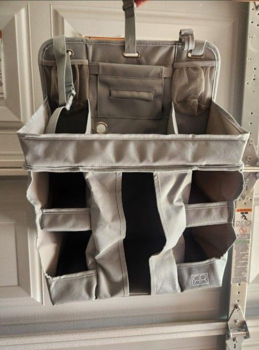 Like New Hanging Diaper Caddy Organizer –Sturdy and Durable Baby Organizer – Diaper Stacker for Changing Table, Crib, Playard